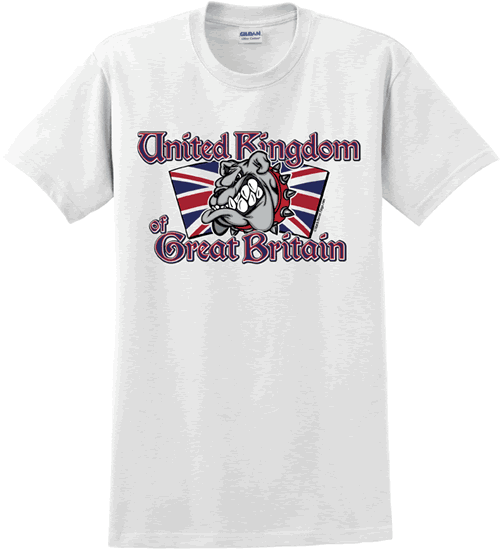 United Kingdom (bulldog) Arched Flag