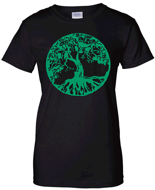 Tree of Life (black w/green)