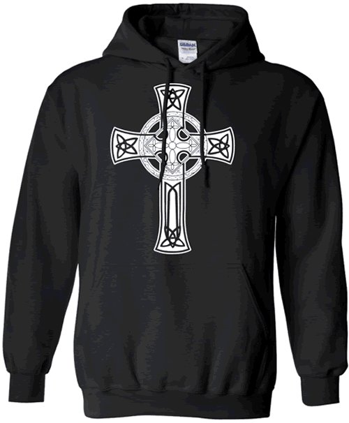 Celtic Cross (black w/white)