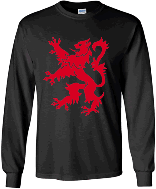 Scotland-Lion (black w/red)