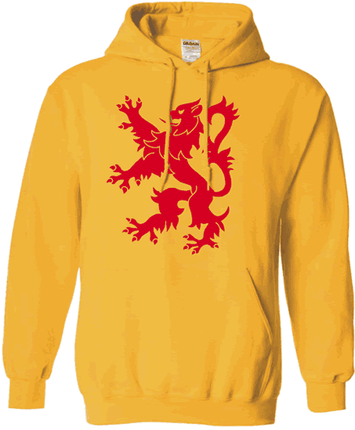 Scotland Lion (gold w/red)