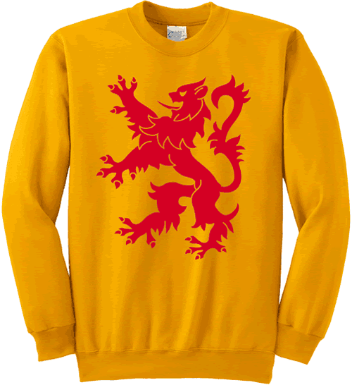 Scotland Lion (gold w/red)