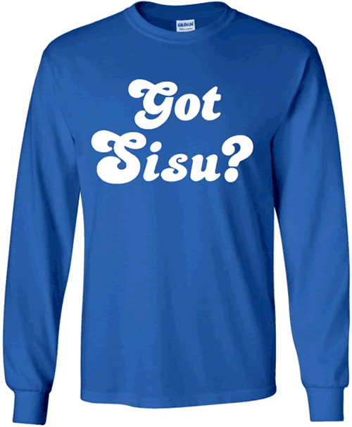 Got Sisu (Blue w/white)