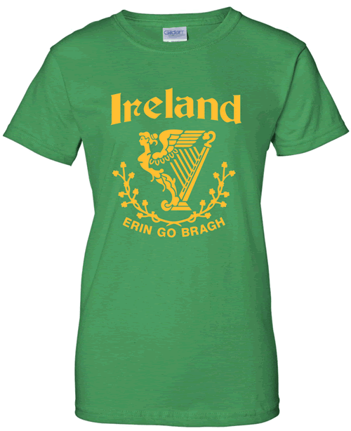 Ireland w/Harp (green w/gold)