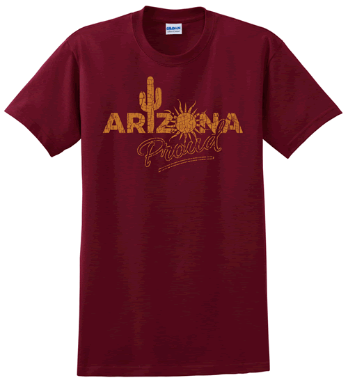 Arizona Proud (maroon)