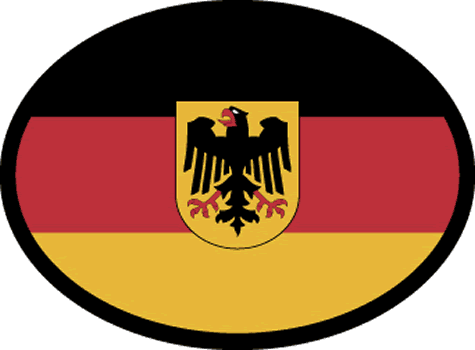 German Flag w/Eagle