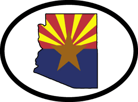 Arizona State w/Flag
