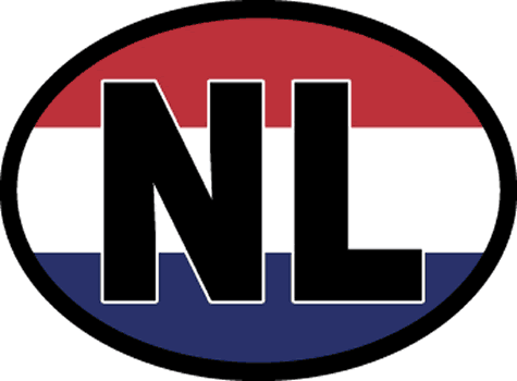 The Netherlands Code w/Flag