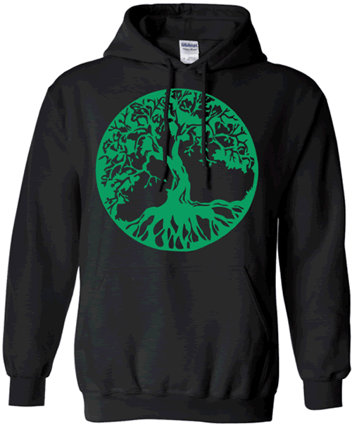 Tree of Life (black w/green)